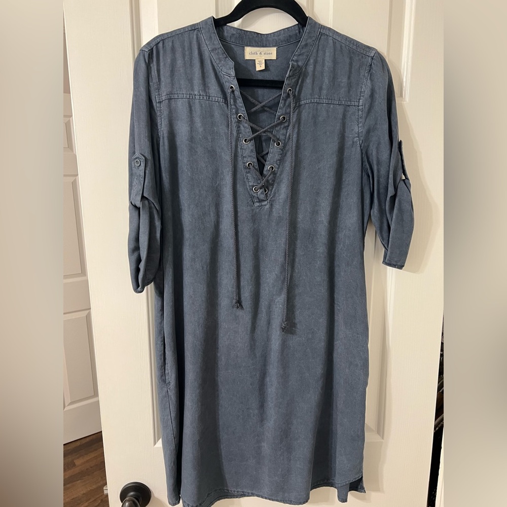 Cloth & Stone Utility Shirtdress